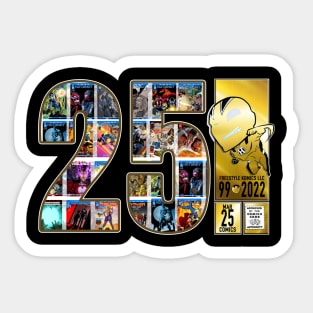 25 Anniversary Sticker